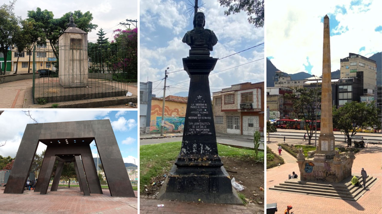 Varias fotos de monumentos de patrimonio cultural