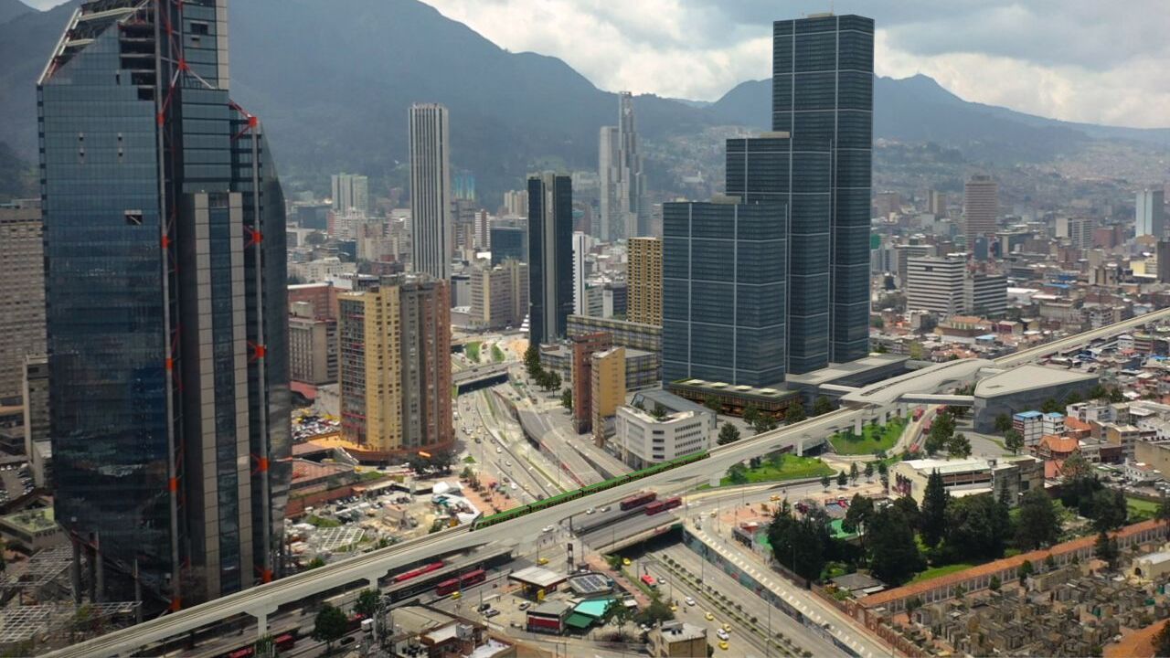 Render de la estación del Metro que estará en la calle 26 con avenida Caracas