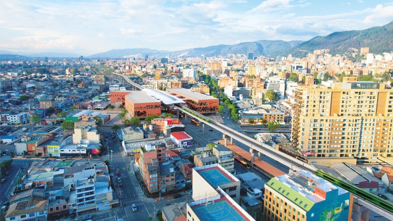 Render ilustrativo de la estación del Metro que quedará ubicada en la calle 72 con avenida Caracas