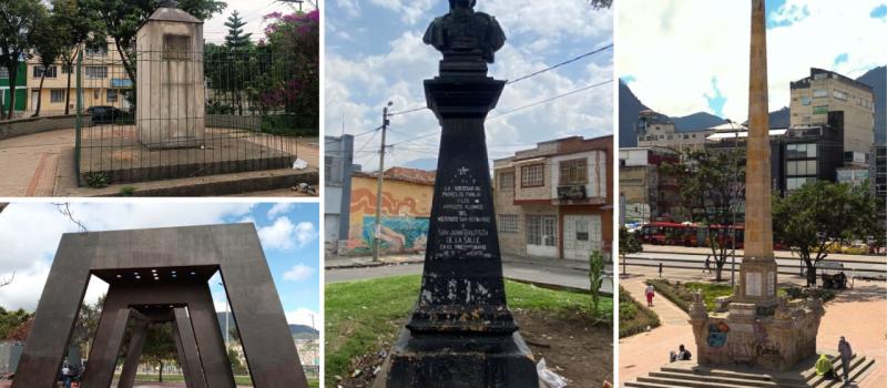 Varias fotos de monumentos de patrimonio cultural